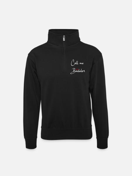 Bachelor 2026 Graduation Graduation - Unisex sweater with zip collar - black