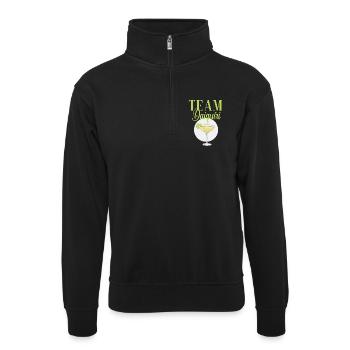 Équipe de cocktails de soirée de jeune fille Daiquiri - Sweat col montant zippé unisexe - noir - Devant