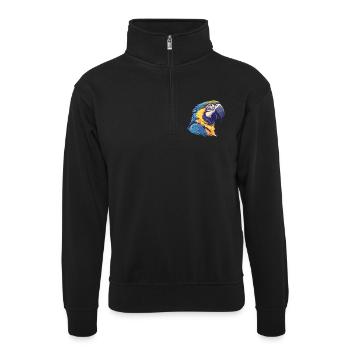 L’ère de l’ara - Sweat col montant zippé unisexe - noir - Devant