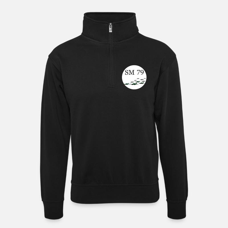 Damned Hunchback ANR - Unisex sweater with zip collar - black