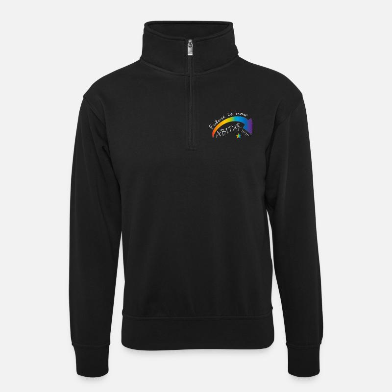 Futur Maintenant Abitur 2026 - Sweat col montant zippé unisexe - noir