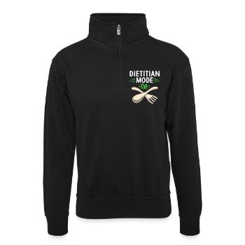 Alimentation Nutrition alimentaire - Sweat col montant zippé unisexe - noir - Devant