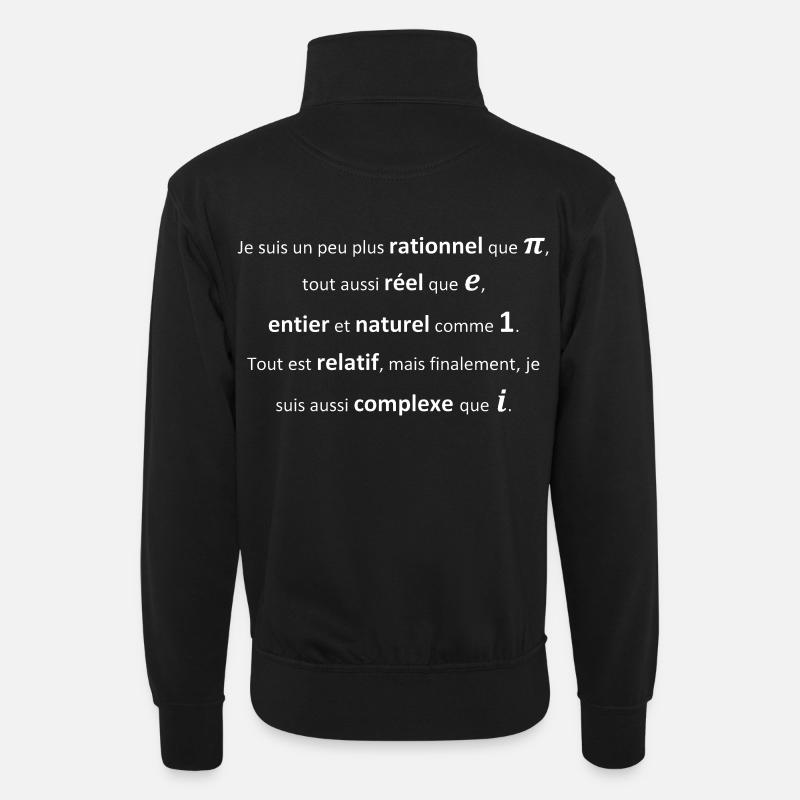 ensemble_nb - Unisex Pullover mit Zip-Kragen - Schwarz