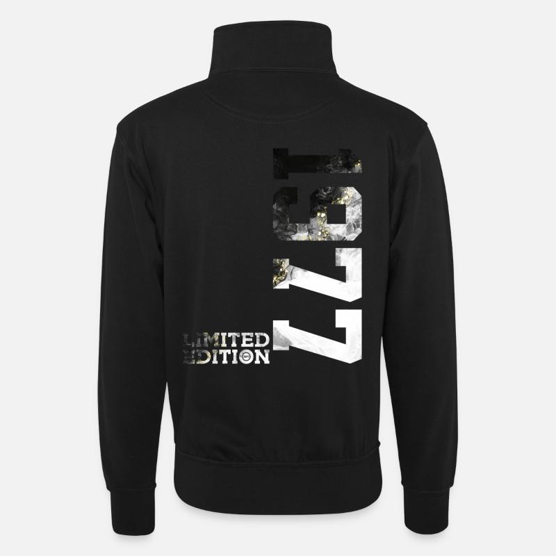 49E ANNIVERSAIRE ÉDITION LIMITÉE 1977 - Sweat col montant zippé unisexe - noir