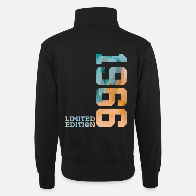 60E ANNIVERSAIRE ÉDITION LIMITÉE 1966 - Sweat col montant zippé unisexe - noir