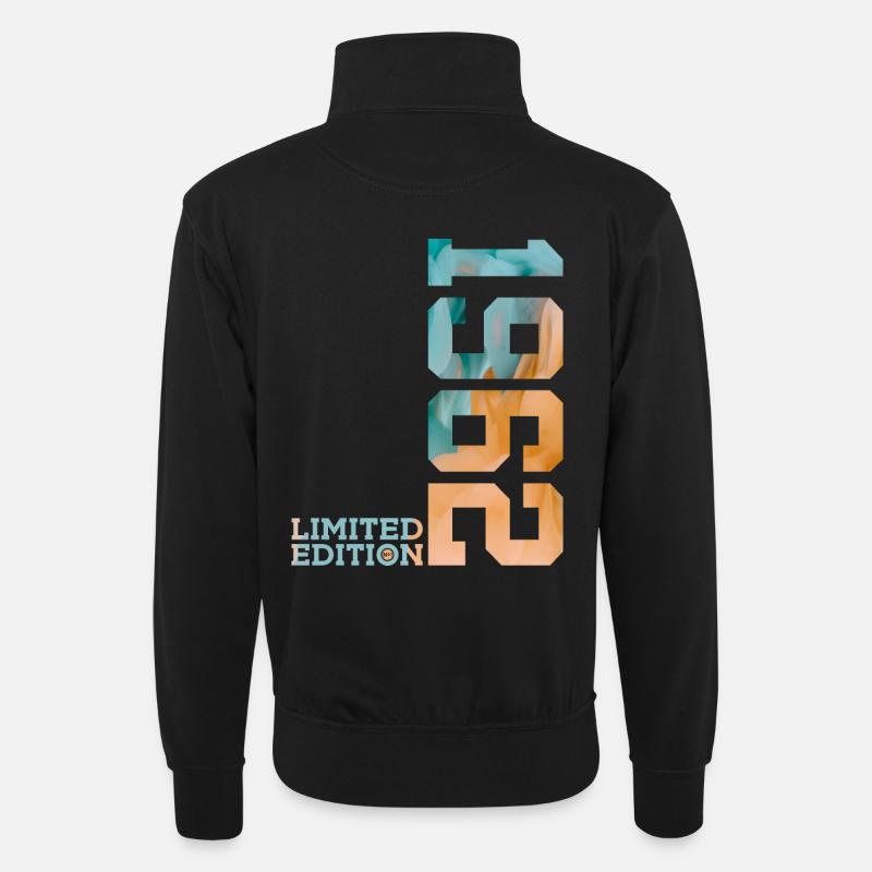 64E ANNIVERSAIRE ÉDITION LIMITÉE 1962 - Sweat col montant zippé unisexe - noir