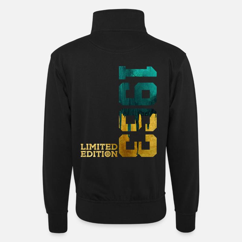 63E ANNIVERSAIRE ÉDITION LIMITÉE 1963 - Sweat col montant zippé unisexe - noir
