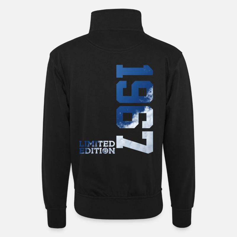 ÉDITION LIMITÉE 59E ANNIVERSAIRE 1967 - Sweat col montant zippé unisexe - noir