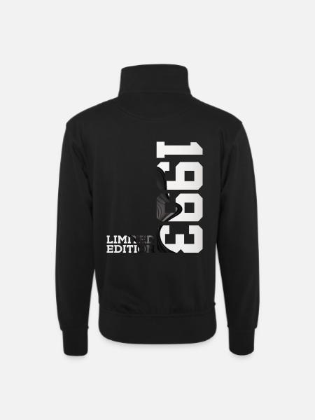 LIMITED EDITION 1993 33RD BIRTHDAY - Unisex sweater with zip collar - black