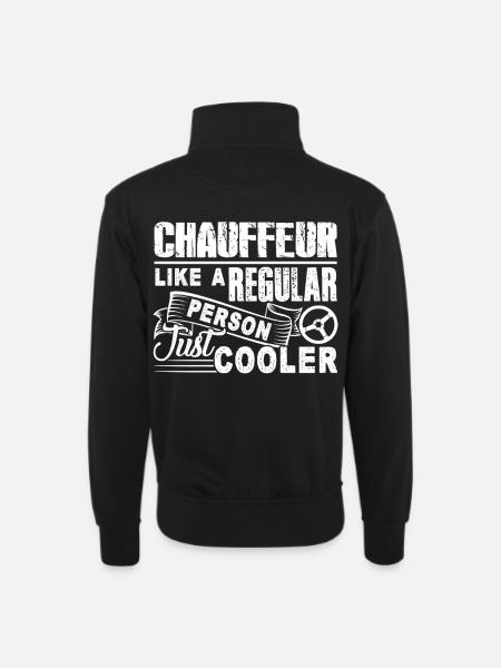 Chauffeur Chauffeur Cooler - Unisex sweater with zip collar - black