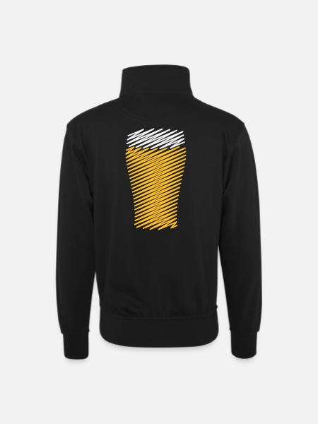 Conception XShatch - Sweat col montant zippé unisexe - noir