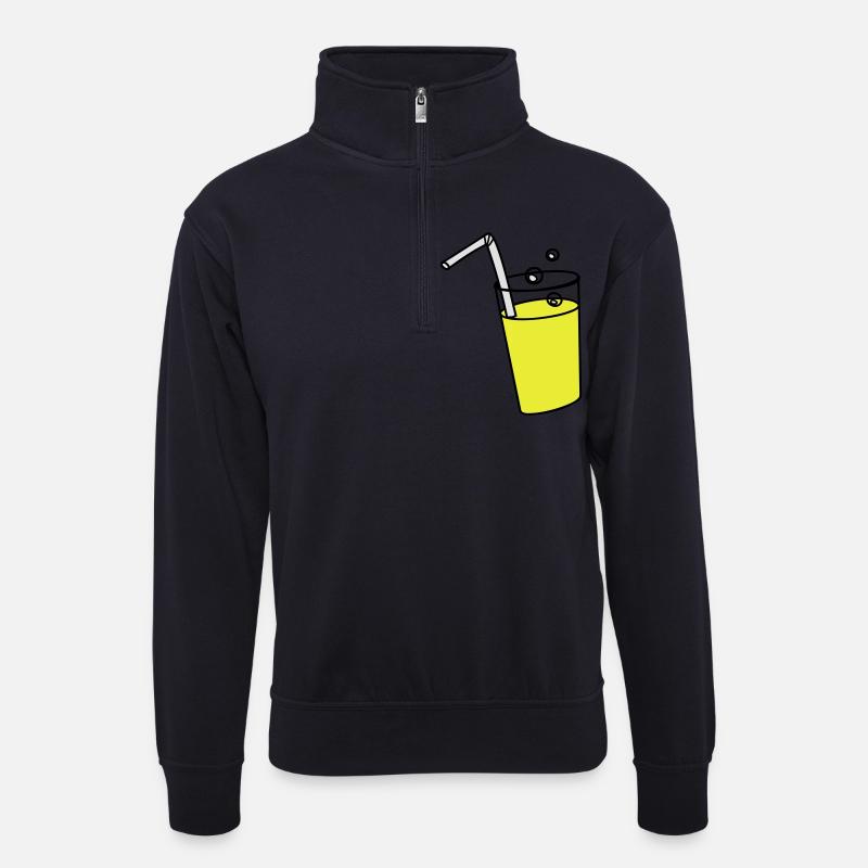 Brause - Unisex Pullover mit Zip-Kragen - Dunkelnavy