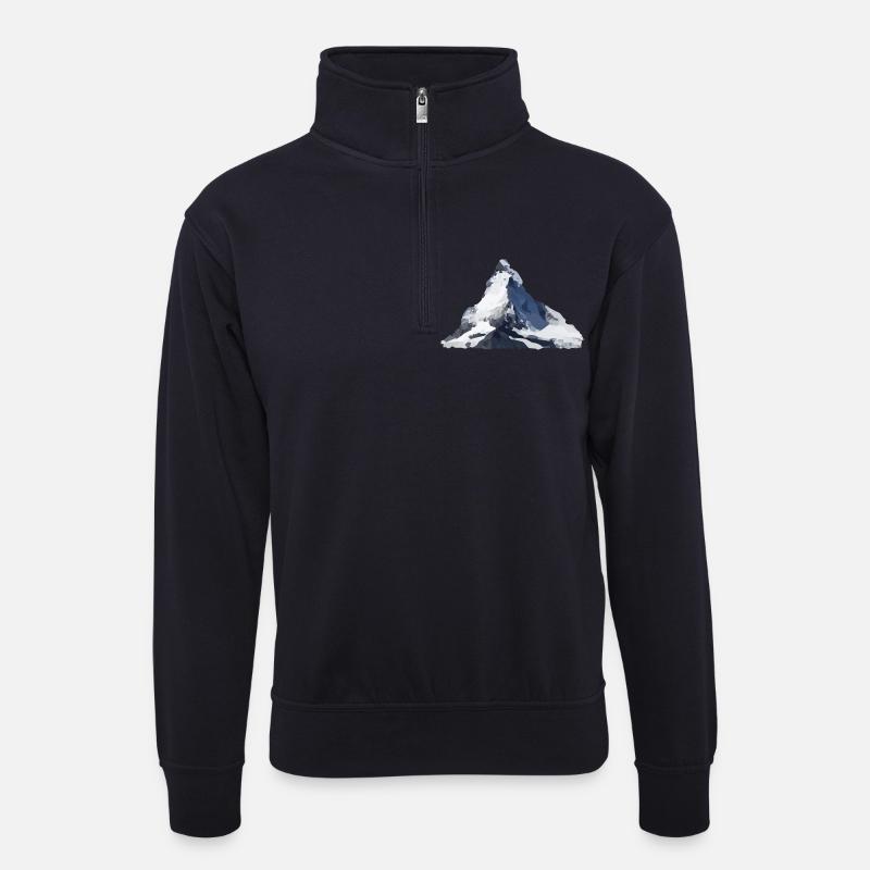 Matterhorn - Unisex Pullover mit Zip-Kragen - Dunkelnavy