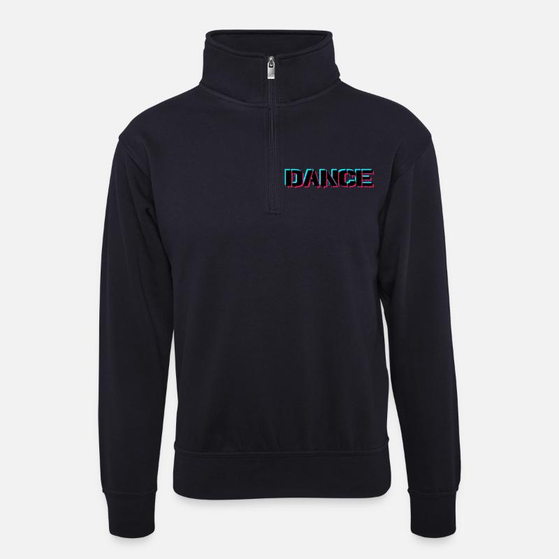 Dance - Unisex Pullover mit Zip-Kragen - Dunkelnavy
