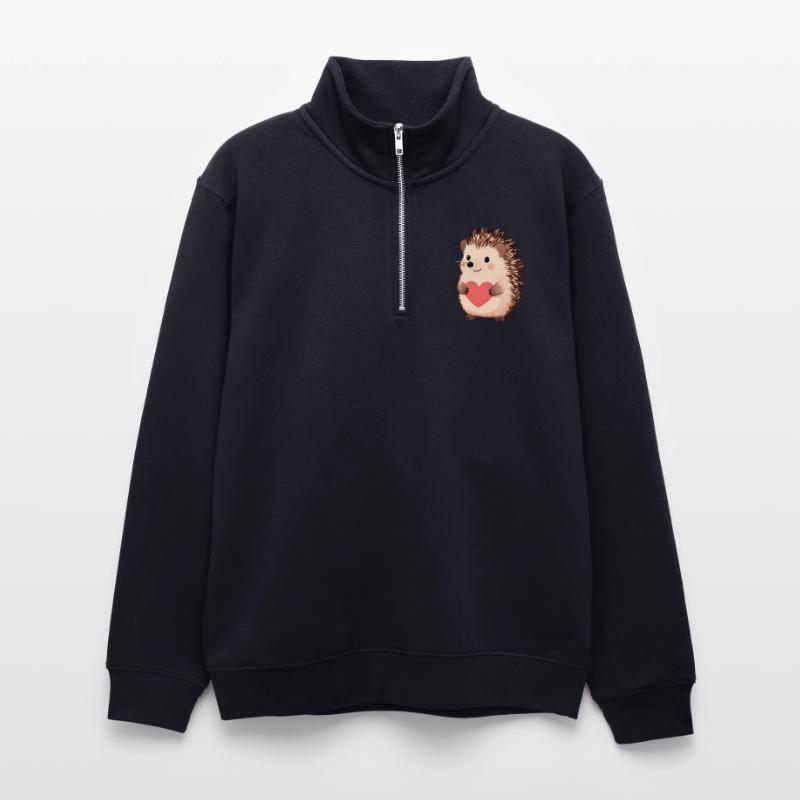 Muttertags Geschenk Mutter Muttertag Geschenkidee  Unisex Pullover mit Zip-Kragen