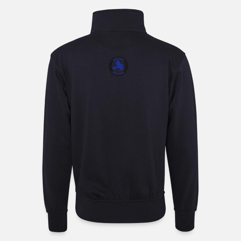 aviator - Unisex Pullover mit Zip-Kragen - Dunkelnavy