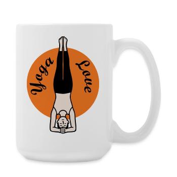 Yoga - Grande tasse 440 ml - blanc - Droite