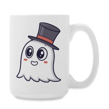 Fantome chic chapeau haut de forme - Grande tasse 440 ml - blanc - Droite
