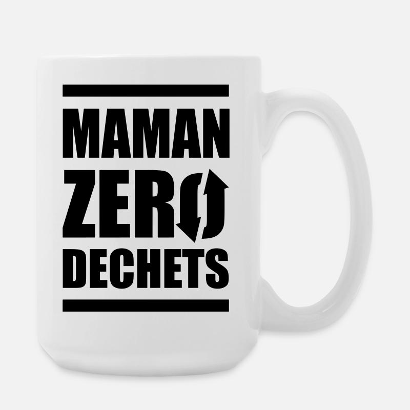 Zero Waste Mama - Große Tasse 440 ml - Weiß