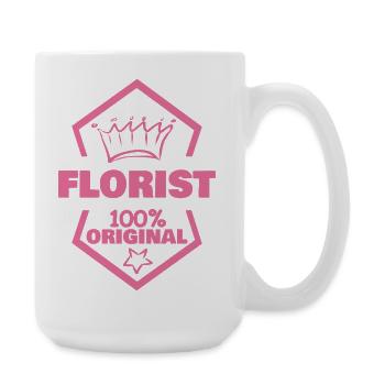 Work Florist - Large Mug 440 ml - white - Right