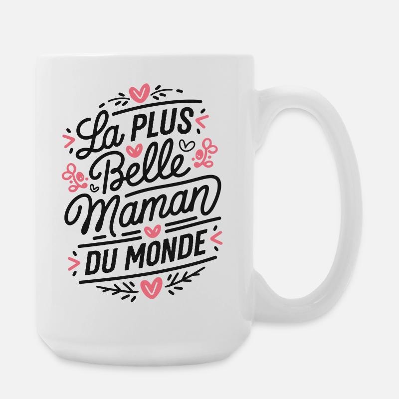 Die schönste Mama der Welt - Große Tasse 440 ml - Weiß