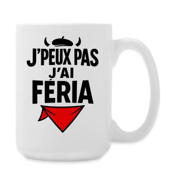 I can't I feria - Large Mug 440 ml - white - Right