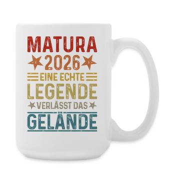 Matura 2026 A legend leaves the site - Large Mug 440 ml - white - Right