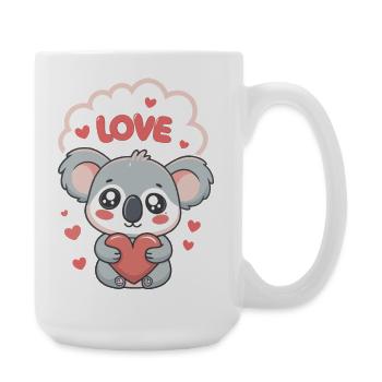 Koala Heart Love Sweet - Large Mug 440 ml - white - Right