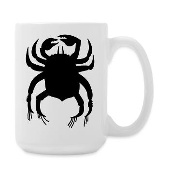 crabe - Grande tasse 440 ml - blanc - Droite