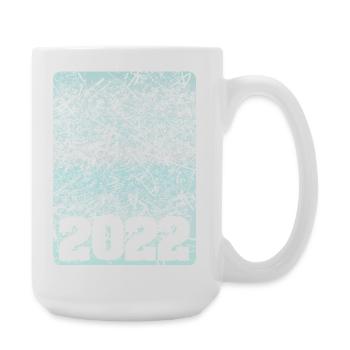 Numéro 2022 - Grande tasse 440 ml - blanc - Droite