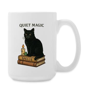Quiet Magic: Cat Spells - Large Mug 440 ml - white - Right