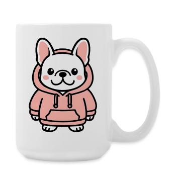 French Bulldog - Large Mug 440 ml - white - Right