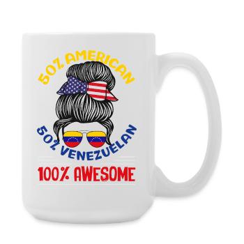 Venezuela Flag Pride & Home Venezuela - Large Mug 440 ml - white - Right