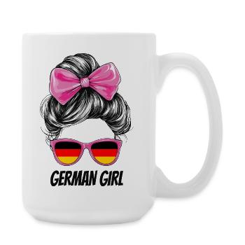 Germany Flag Flag Woman Sunglasses Fan - Large Mug 440 ml - white - Right