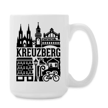 Berlin Kreuzberg in a Nutshell - Große Tasse 440 ml - Weiß - Rechts