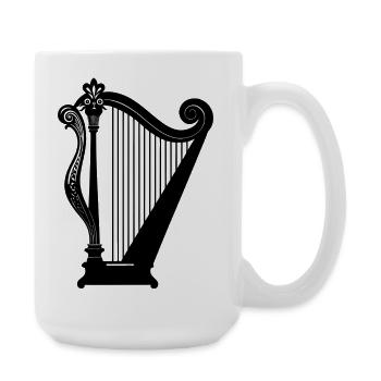 Harp - Large Mug 440 ml - white - Right