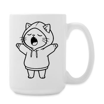 Cat - Large Mug 440 ml - white - Right