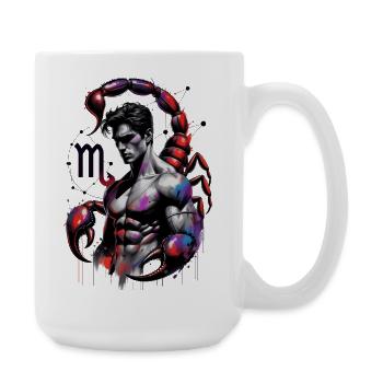 Scorpion_Astro_Homme - Large Mug 440 ml - white - Right
