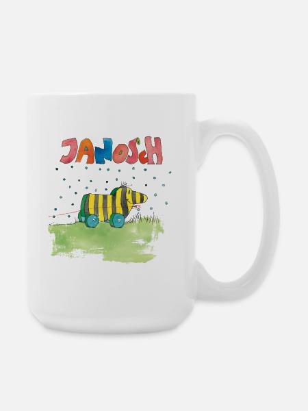 Janosch Tigerente - Große Tasse 440 ml - Weiß