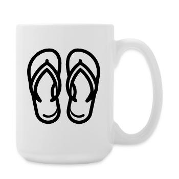 Zungen - Große Tasse 440 ml - Weiß - Rechts