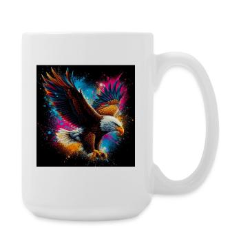 Adler - Große Tasse 440 ml - Weiß - Rechts