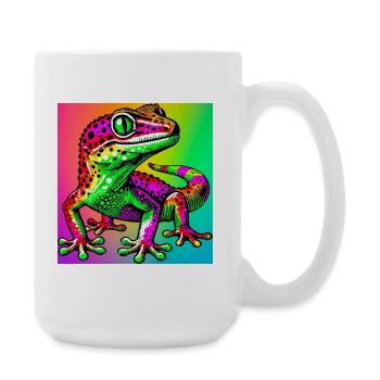 Gecko - Große Tasse 440 ml - Weiß - Rechts