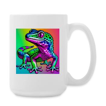 Gecko - Große Tasse 440 ml - Weiß - Rechts
