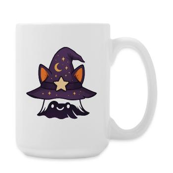 Mystical Cat Conquest - Large Mug 440 ml - white - Right