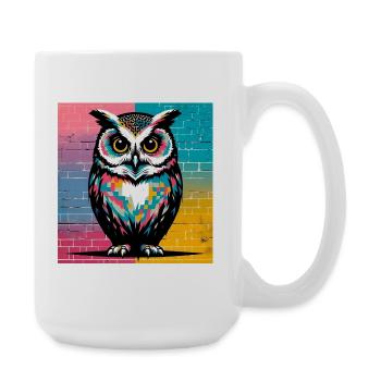 owl - Large Mug 440 ml - white - Right
