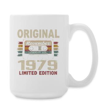 Novembre 1979 Cadeau Novembre 1979 - Grande tasse 440 ml - blanc - Droite