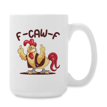 F-Caw-F Chicken FCAWF Chicken - Large Mug 440 ml - white - Right