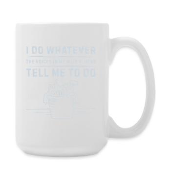 I_do_Anything_for_Wife_12 - Large Mug 440 ml - white - Right