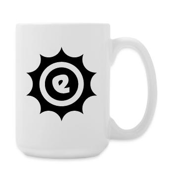 "Rethinking energy" - Large Mug 440 ml - white - Right