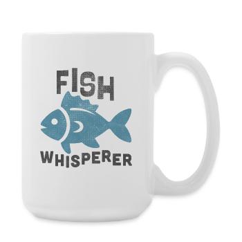 Fish Whisperer - Large Mug 440 ml - white - Right